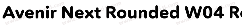 Avenir Next Rounded W04 Regular字体转换